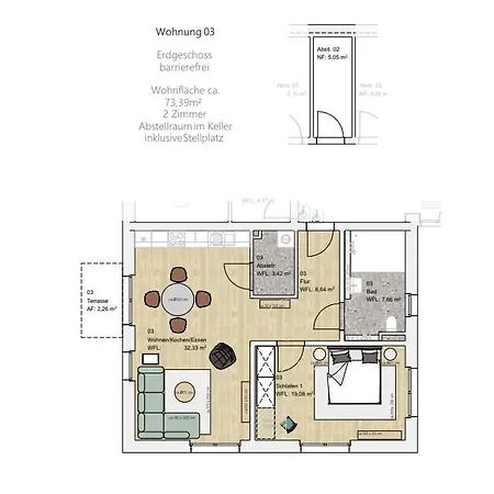 Seaside 3 Mit Terrasse * Dahme